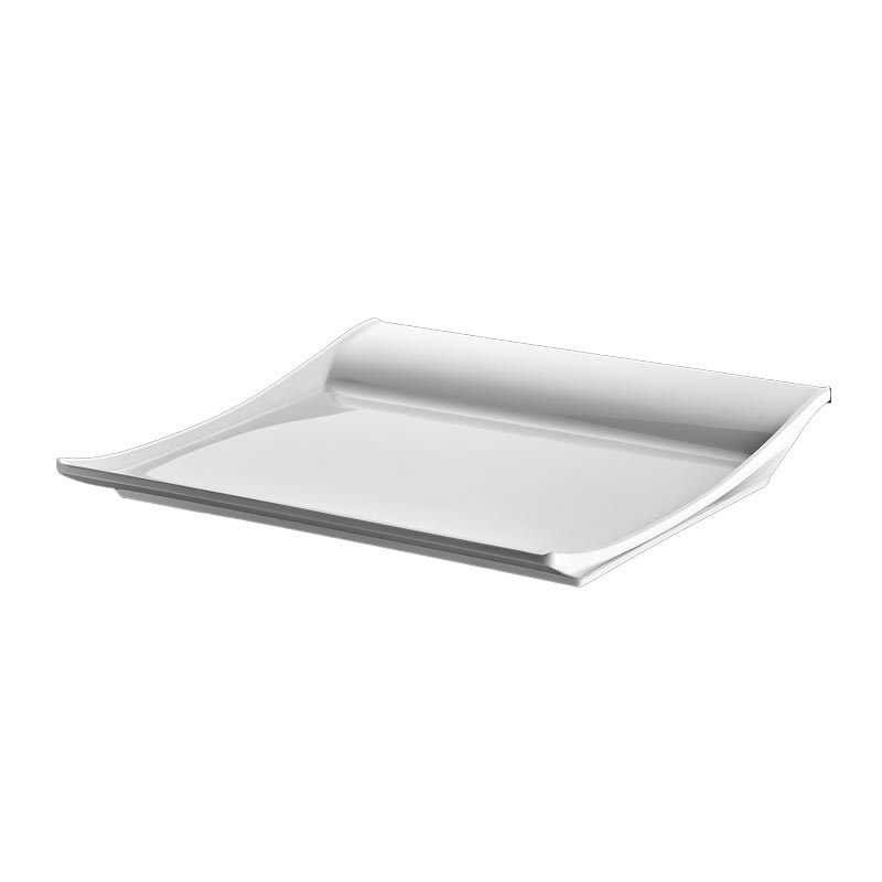 Biradlı BRD-13214 Melamin Sunum Tepsisi, 34.5x35x4.5 cm — Biradlı