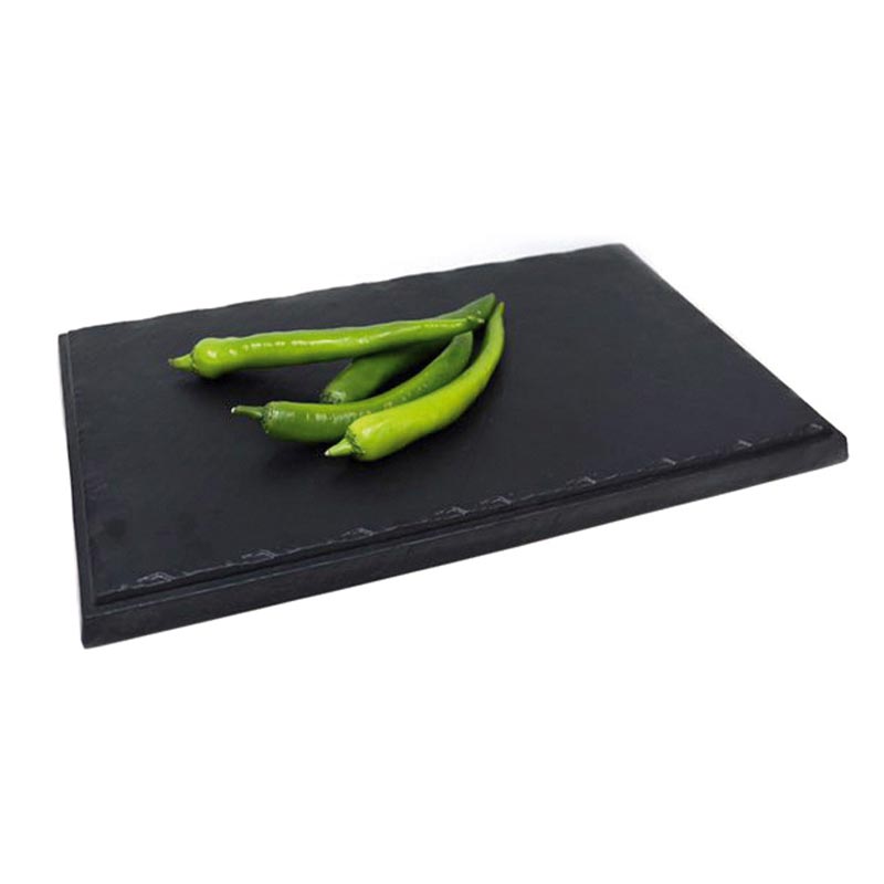 Biradlı BRD-16922 Tarako Dikdörtgen Sunum Tepsisi, 28x18.5x2.5 cm, Siyah — Biradlı