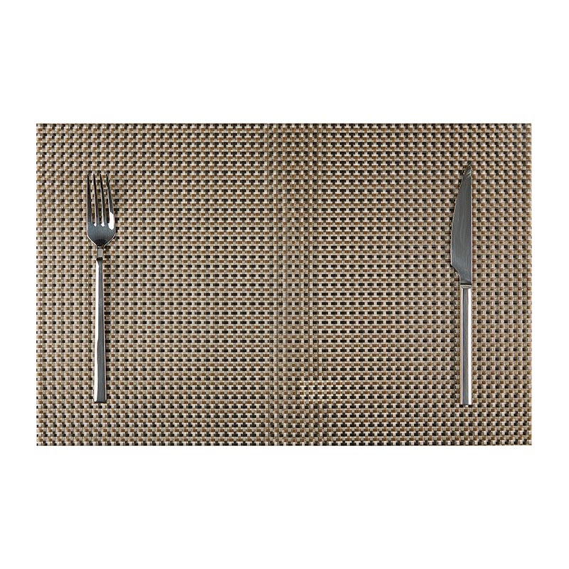 Biradlı BRD-1837 Kaymaz Taban PVC Amerikan Servis, 30x45 cm, Kahverengi — Biradlı