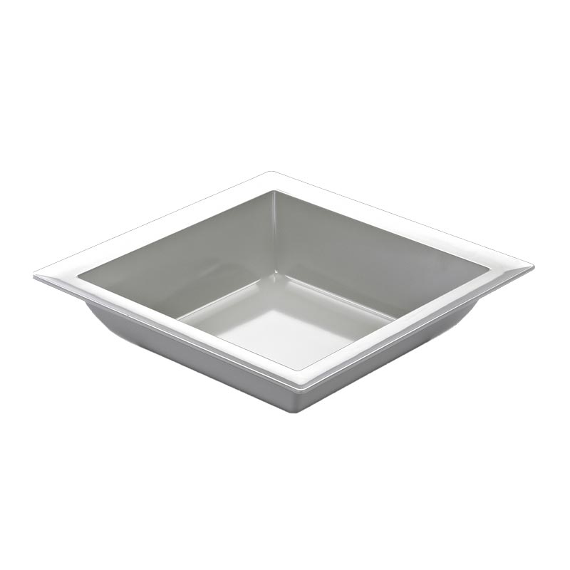 Biradlı BRD-200715 Melamin Salata ve Meyve Sunum Kasesi, 37.3x37.3x9 cm — Biradlı