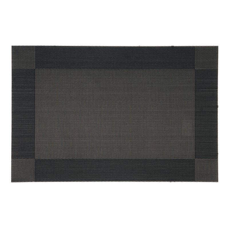 Biradlı BRD-2070 PVC Amerikan Servis, 30x45 cm, Siyah