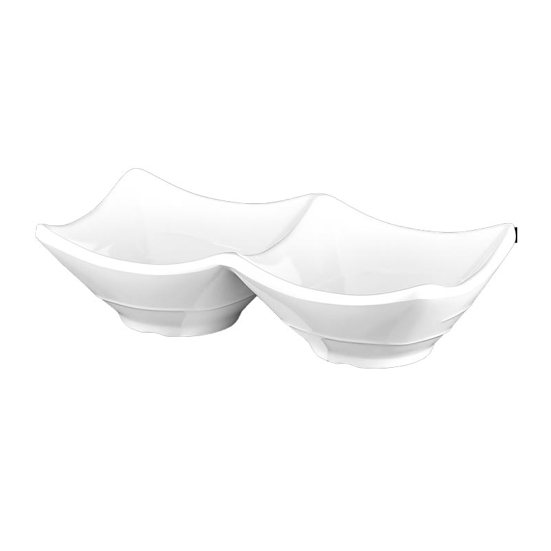 Biradlı BRD-342 Minimal Melamin Sunum Kasesi, 2'li, 16x8.5x4.5 cm — Biradlı