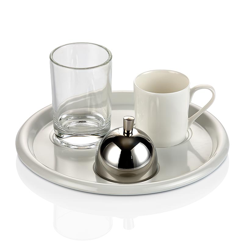 Biradlı BRD-406307 Yuvarlak Türk Kahve Servis Takımı, 19 cm — Biradlı