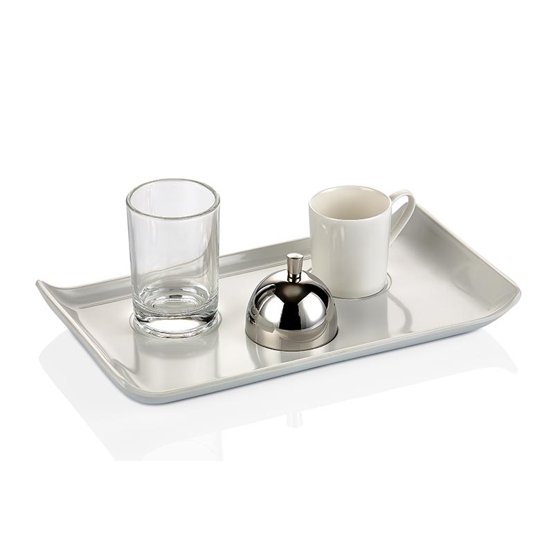Biradlı BRD-406410 Dikdörtgen Türk Kahve Servis Takımı, 26x14.50 cm — Biradlı