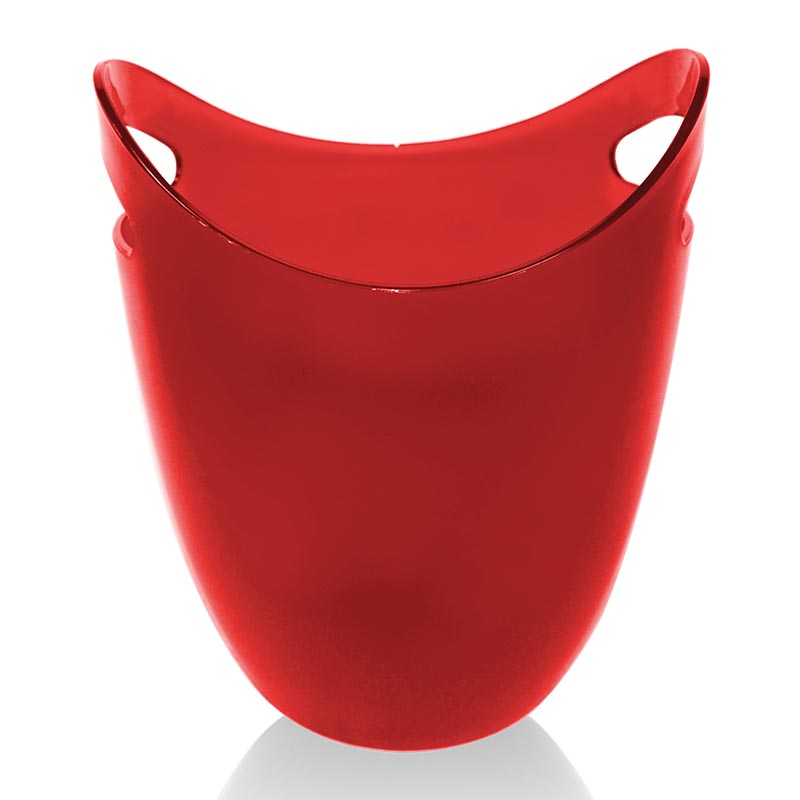 Biradlı BRD-4637 Akrilik Şişe Kovası, 22.2x21.6x26.6 cm, Kırmızı — Biradlı