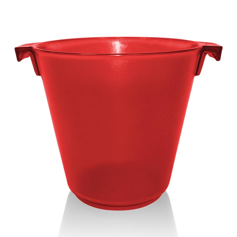 Biradlı BRD-4638 Akrilik Şişe Kovası, 28x23x23 cm, Kırmızı — Biradlı