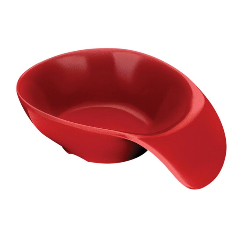 Biradlı BRD-516205 Açık Büfe Minimal Sos Tabağı, 13x9 cm, Kırmızı — Biradlı