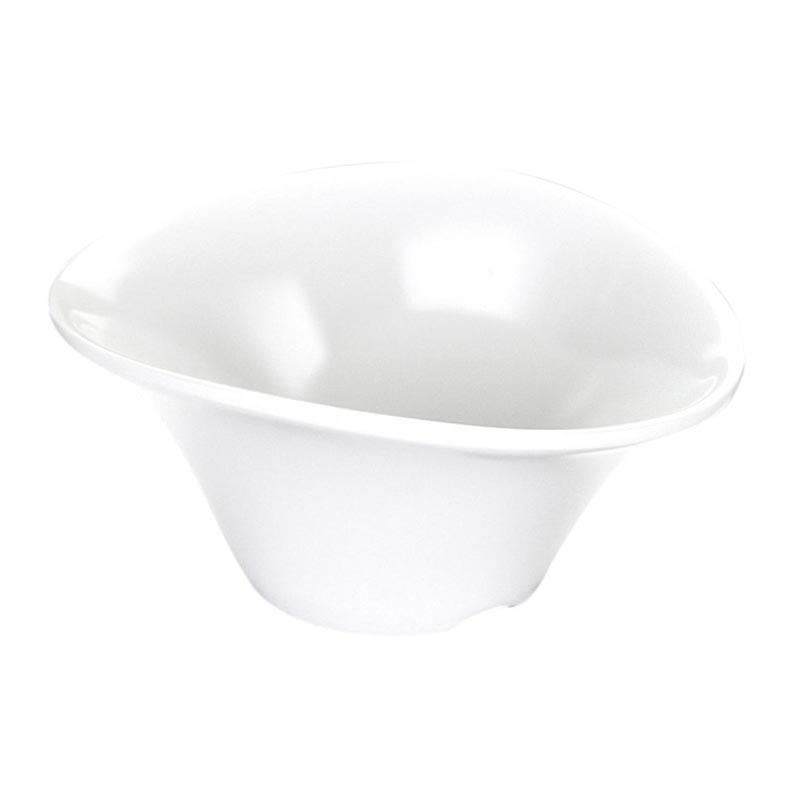 Biradlı BRD-516304 Açık Büfe Minimal Sos Tabağı, 10x8 cm, Beyaz — Biradlı