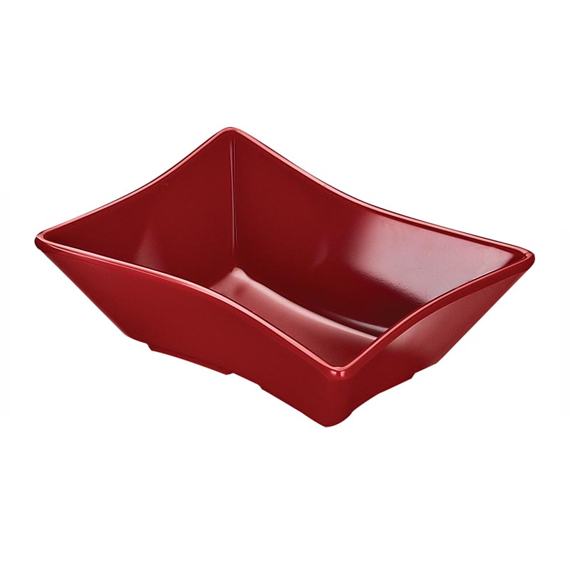 Biradlı BRD-516504 Açık Büfe Minimal Sos Tabağı, 11.5x7x4 cm, Kırmızı — Biradlı