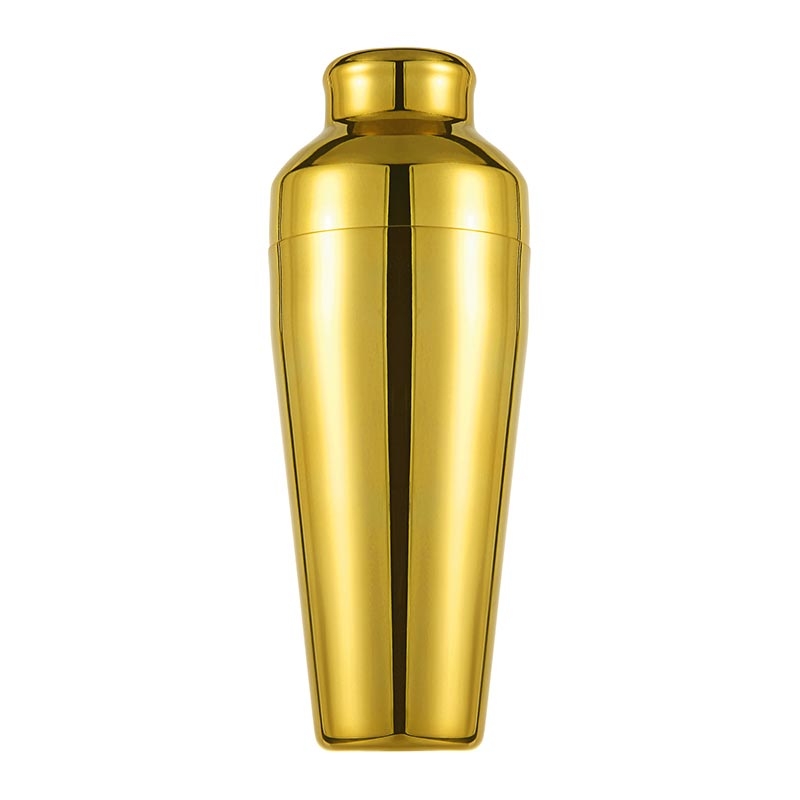 Biradlı BRD-601 Fransız Model Paslanmaz Çelik Shaker, 600 ml, Altın — Biradlı