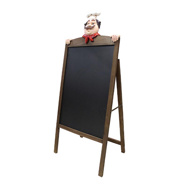 Biradlı BRD-900 Aşçı Menü Tahtası, 120x50 cm — Biradlı