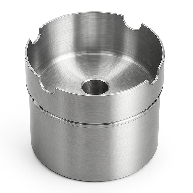 Biradlı BRD-AT07 Kokusuz Havuzlu Küllük, 7x8 cm, Gümüş