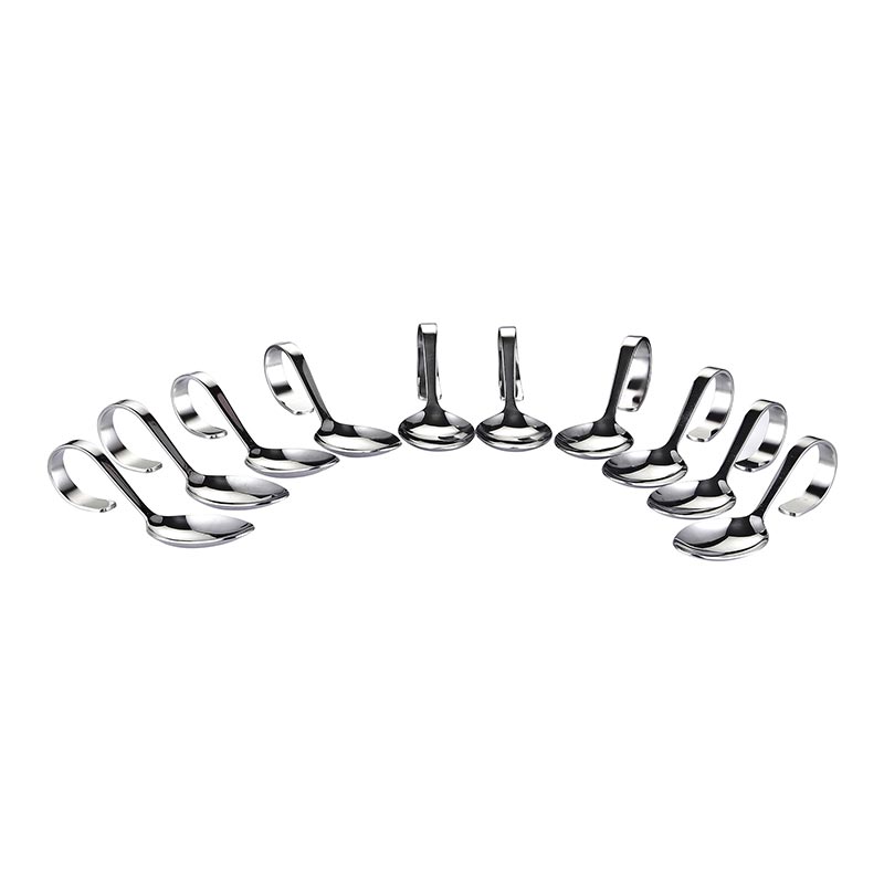 Biradlı BRD-B520 Çelik Sunum Kaşığı, 6.5 cm — Biradlı
