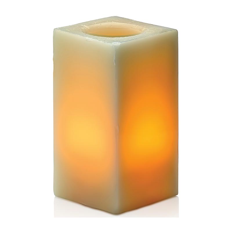 Biradlı FX3060 Dikdörtgen Ledli Mum, Şamdanlık, 15 cm — Biradlı