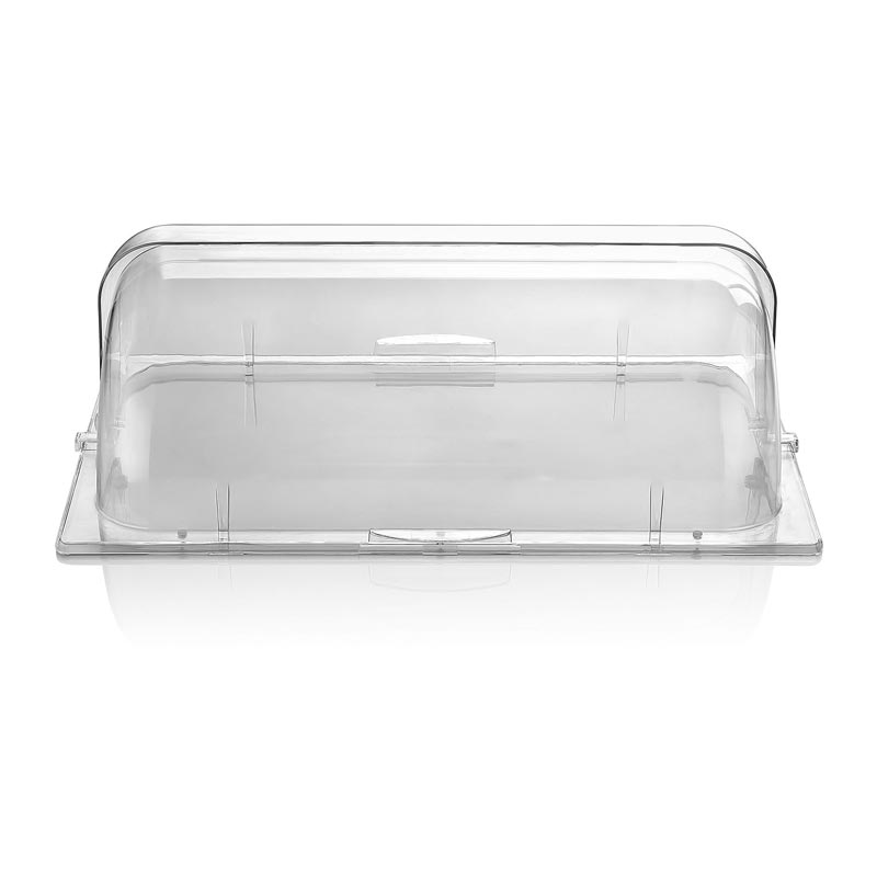 Biradlı Groovy GRV-2203 GN 1/1 Rolltop Polikarbon Kapak, 54x33x18 cm — Biradlı
