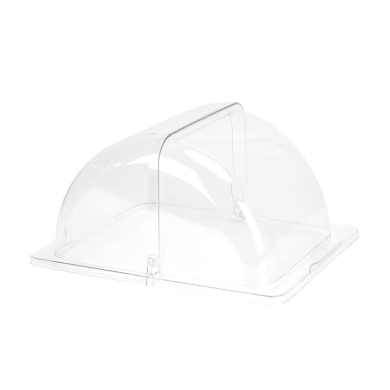 Biradlı Groovy GRV-3322 GN 1/2 Rolltop Polikarbon Kapak, 33x27x16 cm — Biradlı