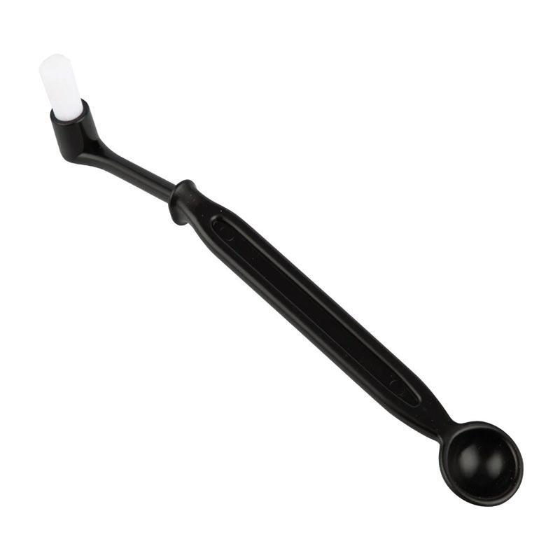 Biradlı Groovy GRV-385 Ölçülü Kahve Makinesi Temizlik Fırçası, 18x3 cm