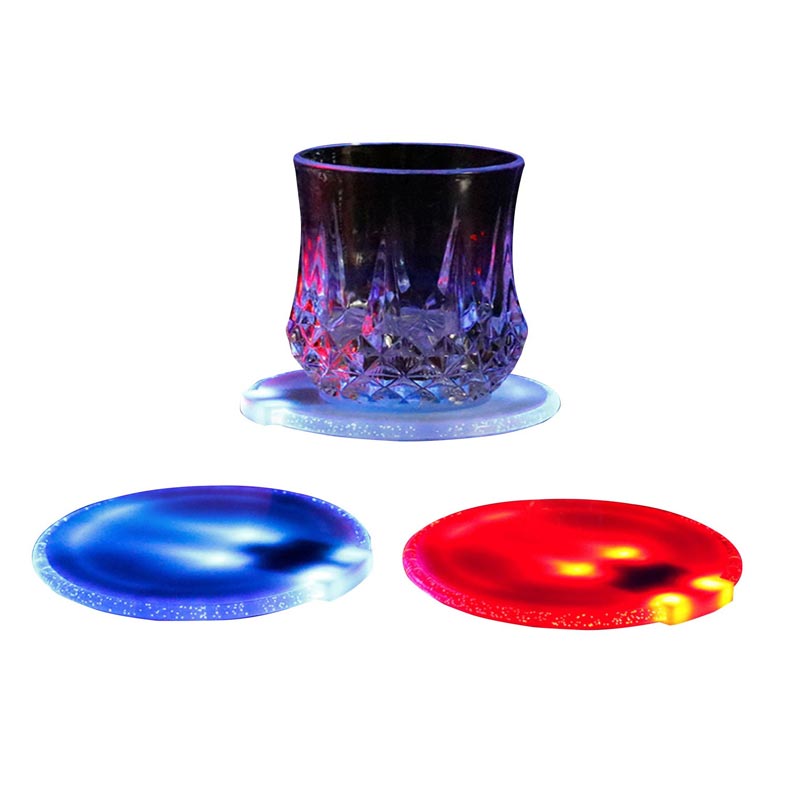 Biradlı Groovy GRV-LD Ledli Bardak Altlığı, 10x10 cm