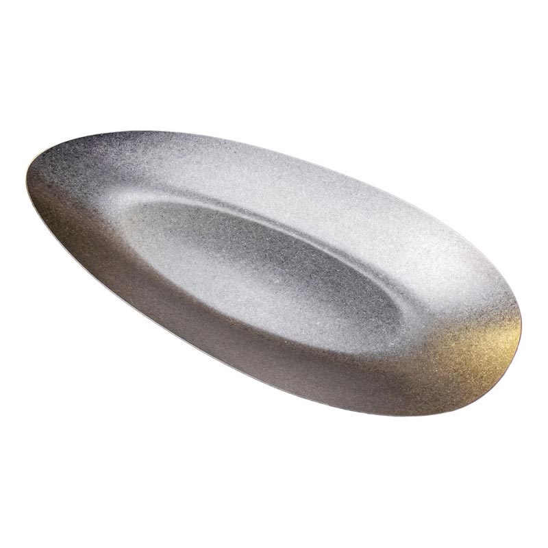 Biradlı Groovy GRV-R241001 Açık Büfe Retro Sunum Tabağı, 30x14.5x3.3 cm — Biradlı