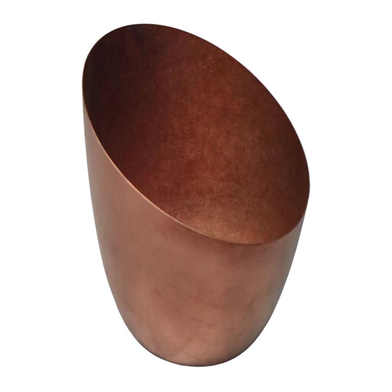 Biradlı Groovy GRV-R241008 Açık Büfe Retro Sunum Kasesi, 13.6x14.5 cm, Bakır — Biradlı