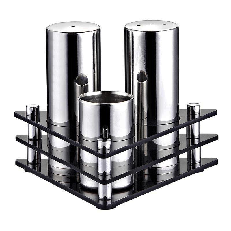 Biradlı GRV-01 Üçgen Mat Tuzluk Takımı, 3'lü — Biradlı