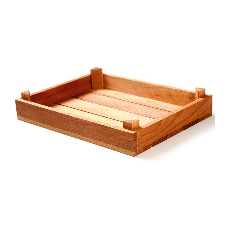 Biradlı GRV-1785 Kayın Sunum Kasası, 21x28x4 cm — Biradlı