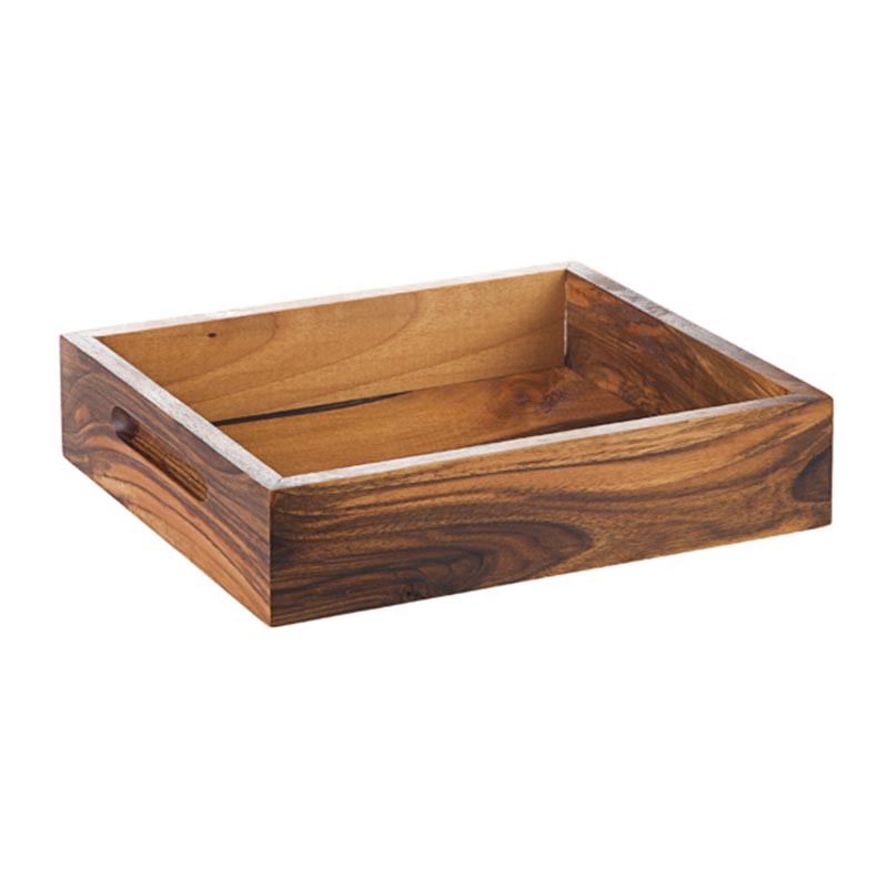 Biradlı GRV-1899 Dikdörtgen Ahşap Ekmeklik, 22x15 cm — Biradlı — Görsel 1