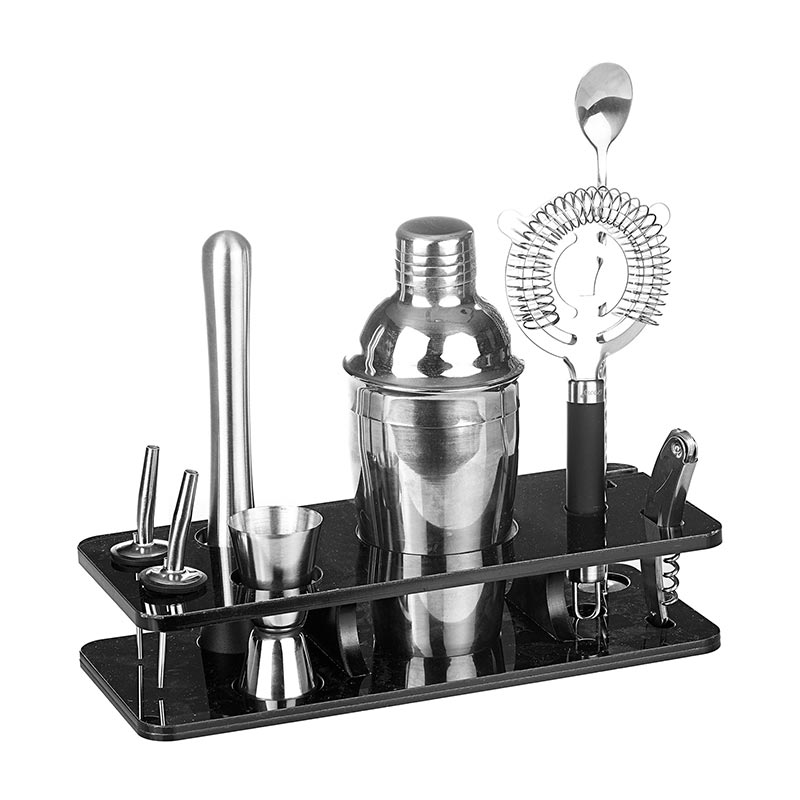 Biradlı GRV-1905 Pleksi Standlı Bar Seti, 8 Parça — Biradlı