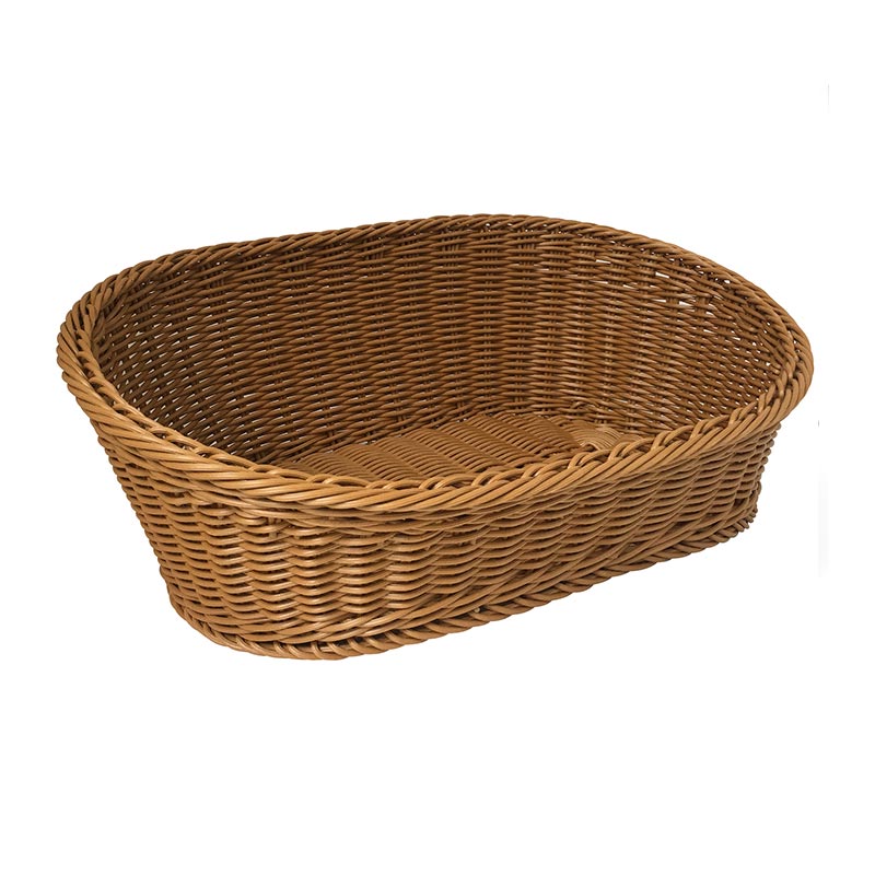 Biradlı GRV-2419 Oval Plastik Sunum Sepeti, 45x30x8/16 cm — Biradlı
