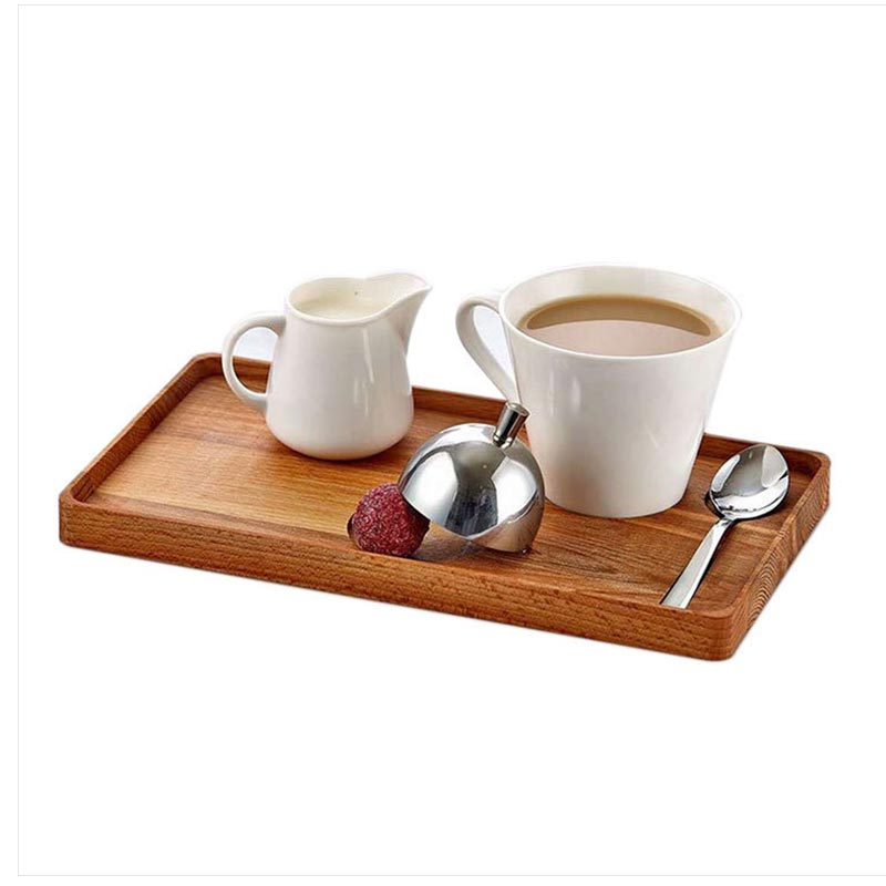 Biradlı GRV-302 Ahşap Dikdörtgen Nescafe Seti, 24x14x2 cm — Biradlı