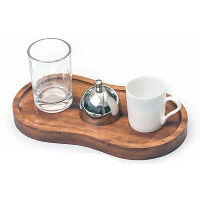 Biradlı GRV-305 Ahşap Türk Kahve Sunum Seti, 23x12x2 cm — Biradlı — Görsel 1