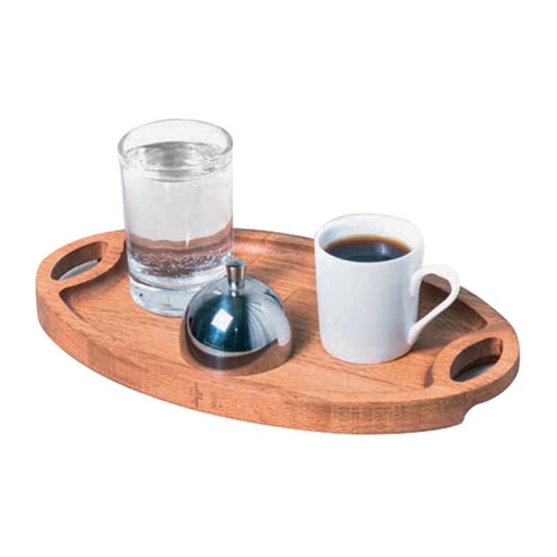 Biradlı GRV-307 Ahşap Türk Kahve Sunum Seti, 25x15x1.8 cm — Biradlı