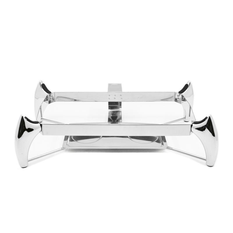 Biradlı GRV-4011 Ekonomik Dikdörtgen Chafing Dish Ayaklı Stand — Biradlı — Görsel 2