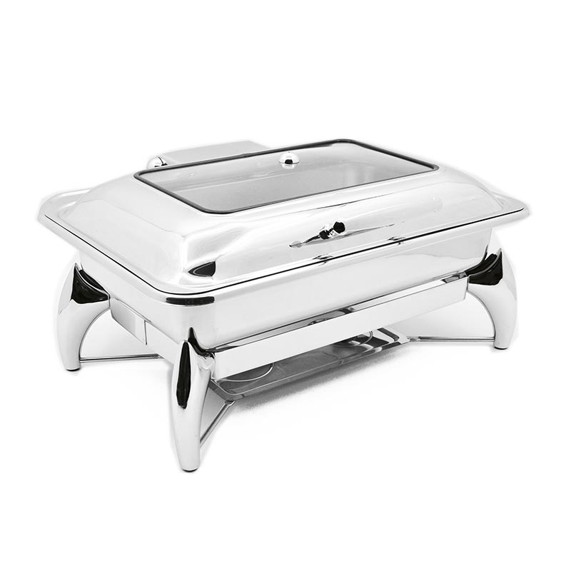Biradlı GRV-4011 Ekonomik Dikdörtgen Chafing Dish, GN 1/1 — Biradlı — Görsel 3