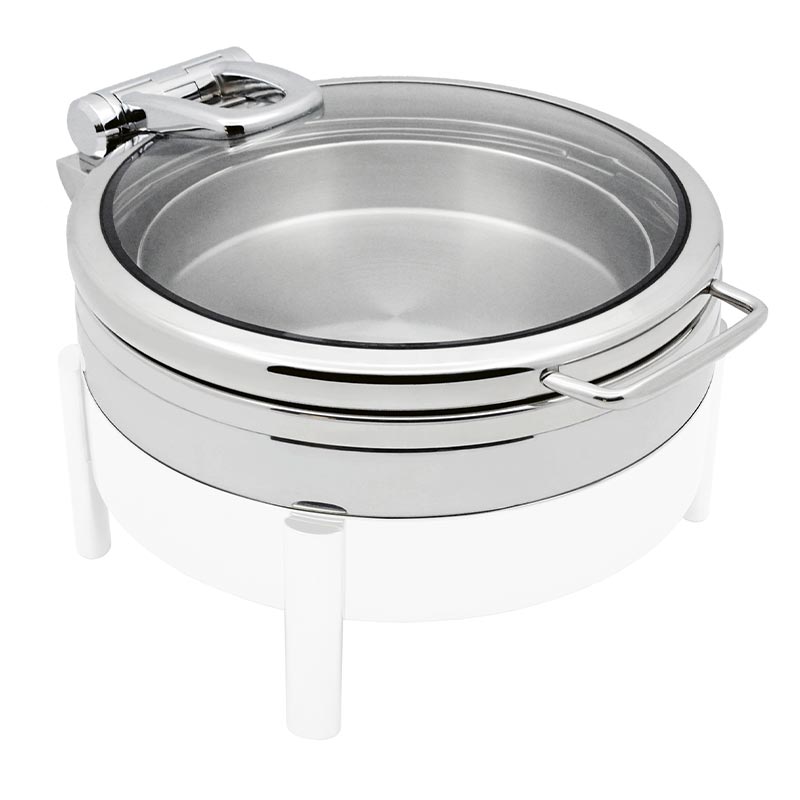 Biradlı GRV-5025 Lux Yuvarlak Chafing Dish, 5.5 L — Biradlı — Görsel 2