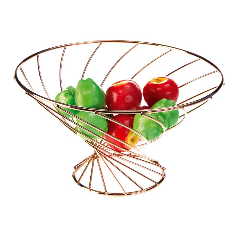 Biradlı GRV-522 Tel Meyvelik, 35x24 cm, Bakır — Biradlı