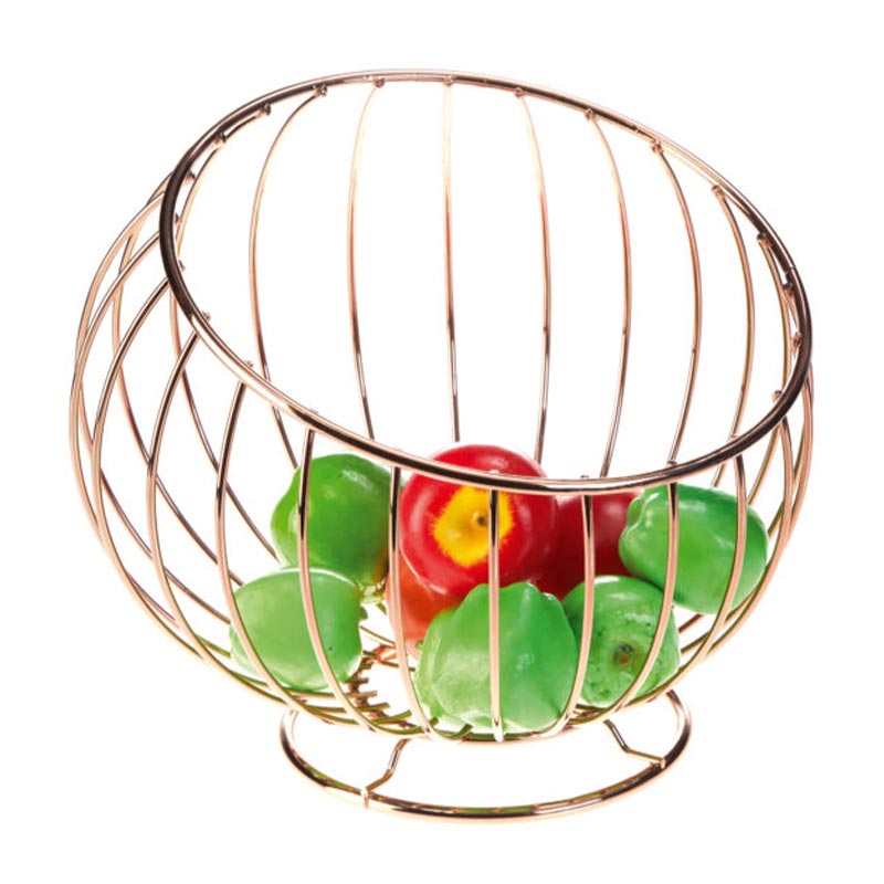Biradlı GRV-524 Tel Meyvelik, 24x14 cm, Bakır — Biradlı