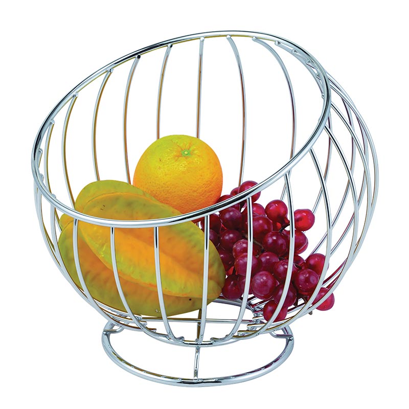 Biradlı GRV-524 Tel Meyvelik Sunum Kasesi, 24x14x21 cm — Biradlı