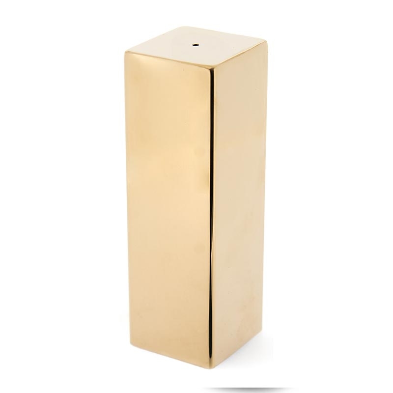 Biradlı GRV-58 Tekli Kare Biberlik, 3x8 cm, Altın — Biradlı
