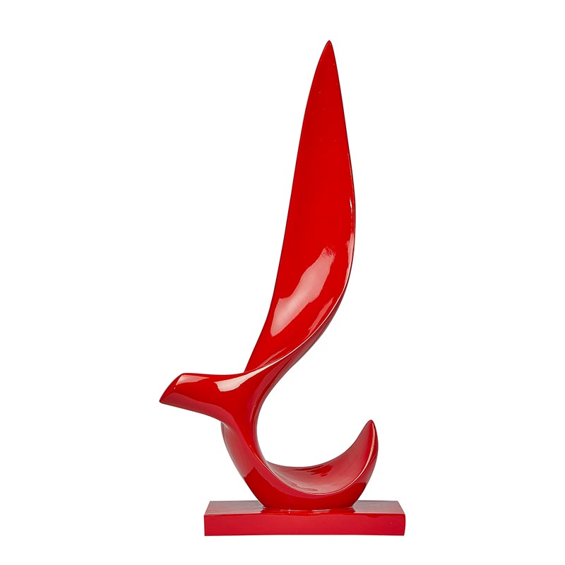 Biradlı GRV-694 Dekoratif Figür, 30.5x15x62 cm, Kırmızı — Biradlı