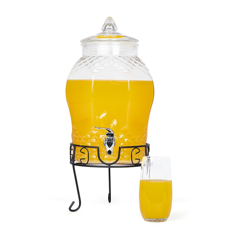 Biradlı GRV-8031 Musluklu Cam Şerbetlik, 8 L — Biradlı — Görsel 1