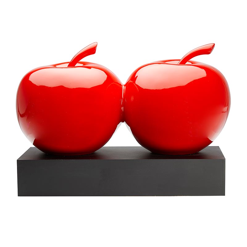 Biradlı GRV-G114 İkili Dekoratif Elma , 45x22x31 cm, Kırmızı — Biradlı