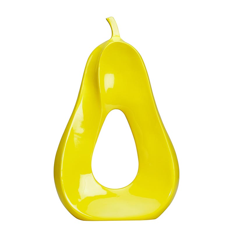 Biradlı GRV-G557 Dekoratif Delikli Armut, 25x9x40 cm, Sarı — Biradlı