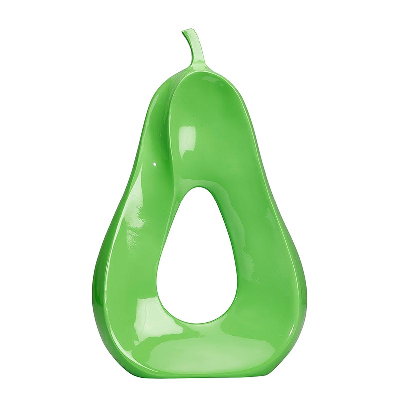 Biradlı GRV-G557 Dekoratif Delikli Armut, 25x9x40 cm, Yeşil — Biradlı