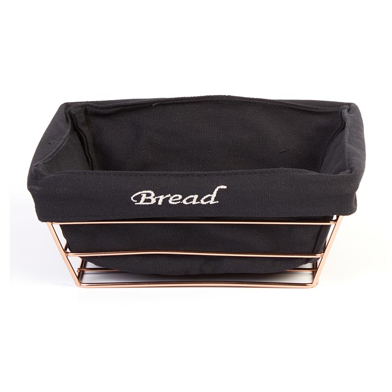 Biradlı HW-182B Dikdörtgen Bezli Ekmek Sepeti, 22x16 cm — Biradlı