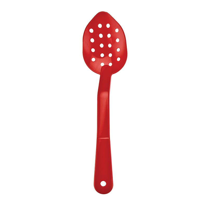 Biradlı PSS-13 Polikarbon Delikli Servis Kaşığı, 34 cm, Kırmızı — Biradlı