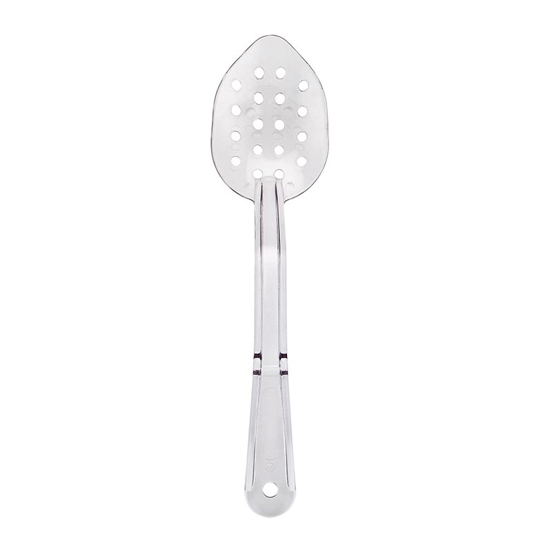Biradlı PSS-13DSEF Delikli Polikarbon Servis Kaşığı, 34 cm, Şeffaf — Biradlı