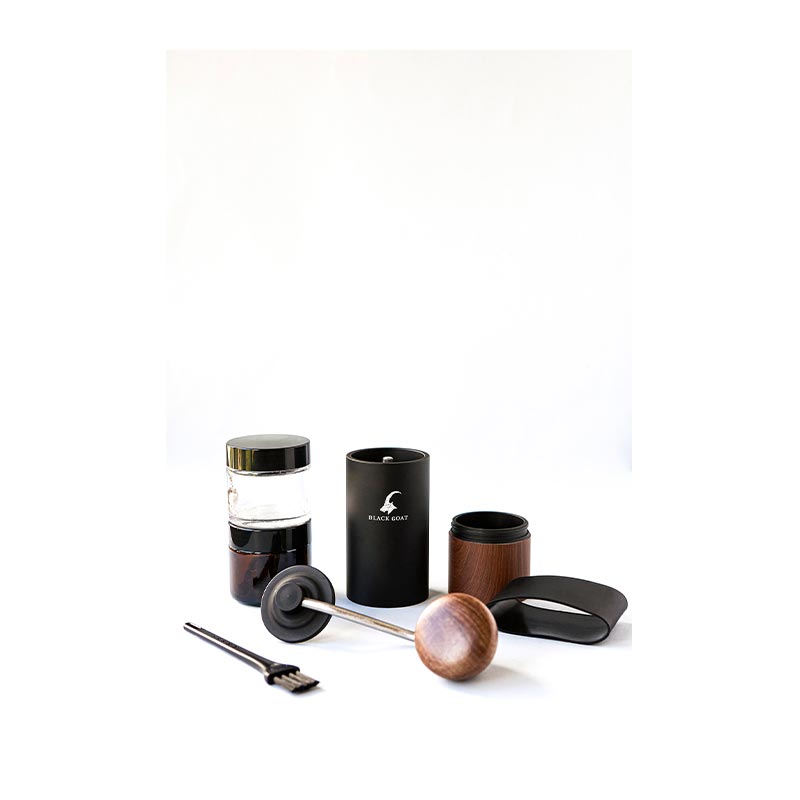 Black Goat FP1 Çelik Manuel Kahve Değirmeni, Siyah — Black Goat — Görsel 2