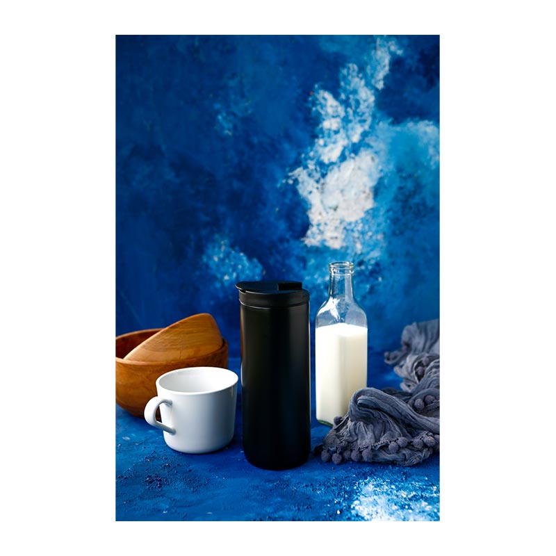 Black Goat M3 Çift Cidarlı Termos Mug, 500 ml, Siyah — Black Goat — Görsel 2