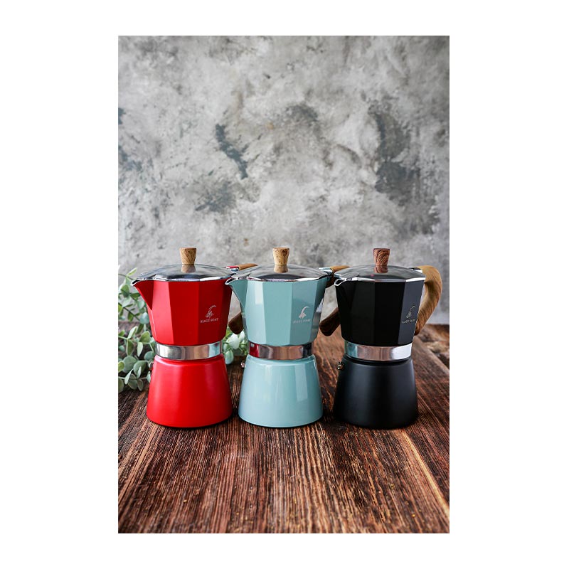 Black Goat Moka Pot, 6 Cup, Kırmızı — Black Goat — Görsel 3